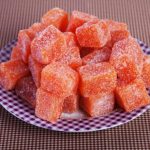 Doce de abacaxi e gelatina .MARAVILHOSA! Vale muito a pena!