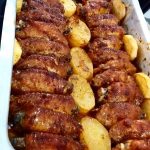 Berinjela com creme de atum