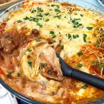 Arroz de Forno com Recheio de Carne Desfiada