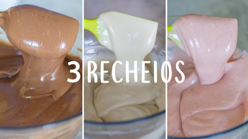 Receita de 3 tipos de Recheios para o seu bolo